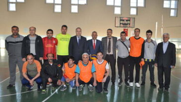 Kurumlar arası voleybol bahar turnuvası başladı