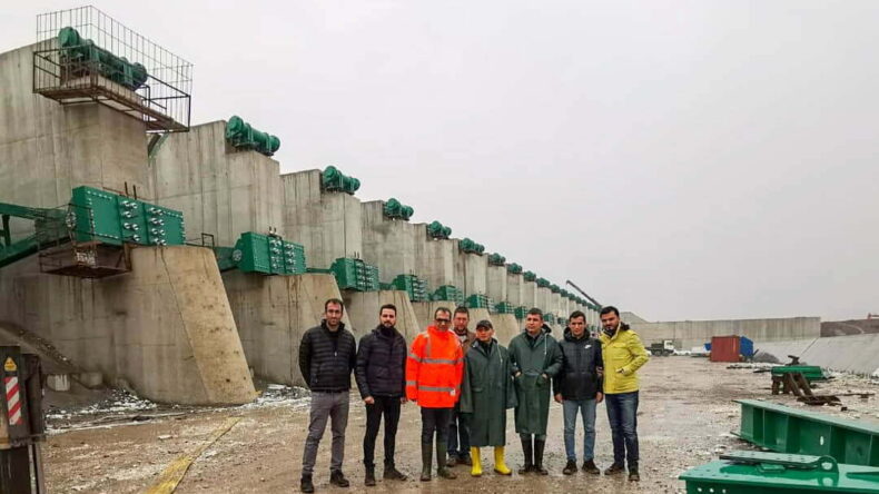 REYHANLI BARAJINDA İNCELEMELERDE BULUNDULAR