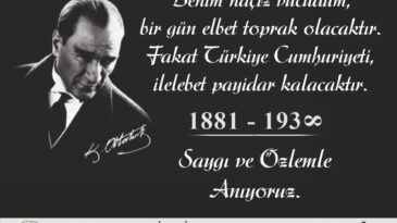 BAŞKAN  HACIOĞLU’NUN 10 KASIM ATATÜRK’Ü ANMA GÜNÜ MESAJI