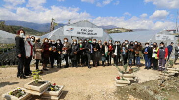 HATAY’IN ÜRETKEN KADINLARI EXPO SERALARINI ZİYARET ETTİ