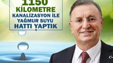 HATAY’A 5 YILDA 1150 KM KANALİZASYON İLE YAĞMUR SUYU HATTI