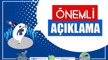 HATSU, SURİYELİLERE KASITLI SU VERİLMEDİĞİ İDDİALARINI YALANLADI