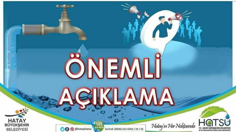HATSU, “SUYUN ZEHİRLİ OLDUĞU İDDİASI ASILSIZDIR”