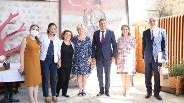 HBB BAŞKANI SAVAŞ BİRLEŞMİŞ MİLLETLER BÜYÜKELÇİSİNİ AĞIRLADI