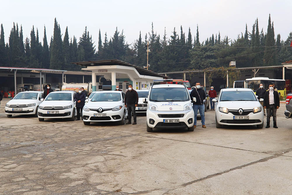 HBB FİLYASYON EKİPLERİNE 38 ARAÇ TAHSİS ETTİ