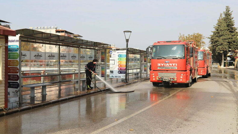 HATAY BÜYÜKŞEHİR BELEDİYESİ KORONAVİRÜS İLE MÜCADELEYE DEVAM EDİYOR