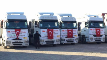 Bayırbucak Türkmenlerine  Yardımlar sürüyor