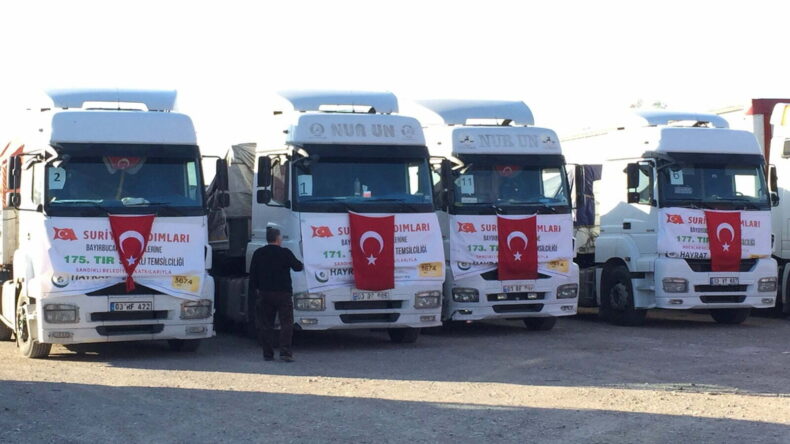 Bayırbucak Türkmenlerine Yardımlar sürüyor