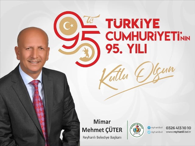 Başkan ÇÜTER’in 29 Ekim Cumhuriyet Bayramı Mesajı