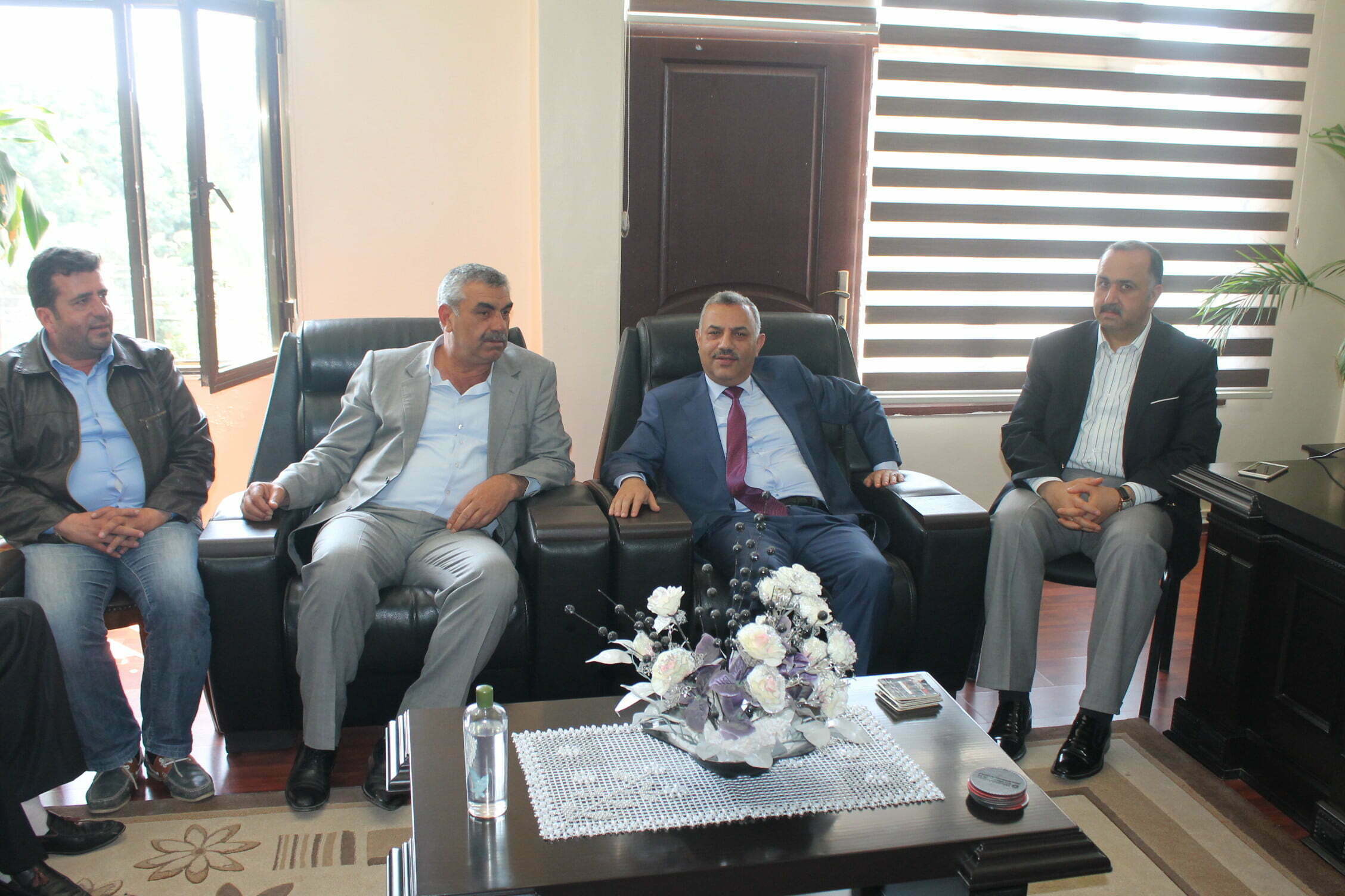 Başkan Şanverdi ve Ak Parti İlçe Teşkilatı Kumlu Belediyesini Ziyaret Etti