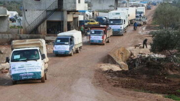 Sel Mağdurlarına Yardım Konvoyu