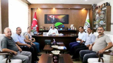 MAHALLE MUHTARLARINDAN GENEL MÜDÜR ÇAPARALİ’YE ZİYARET