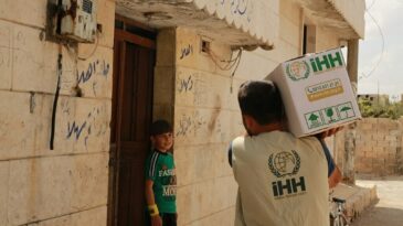 İhh’dan Halep’in Sıfır Noktasına  İnsani Yardım