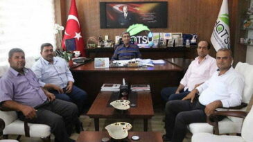 REYHANLI MUHTARLARINDAN GENEL MÜDÜR  ÇAPARALİ’YE ZİYARET