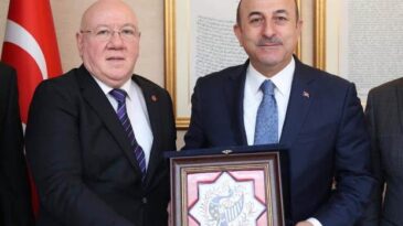 TGK Yönetimi, Dışişleri Bakanı Çavuşoğlu’nu ziyaret etti