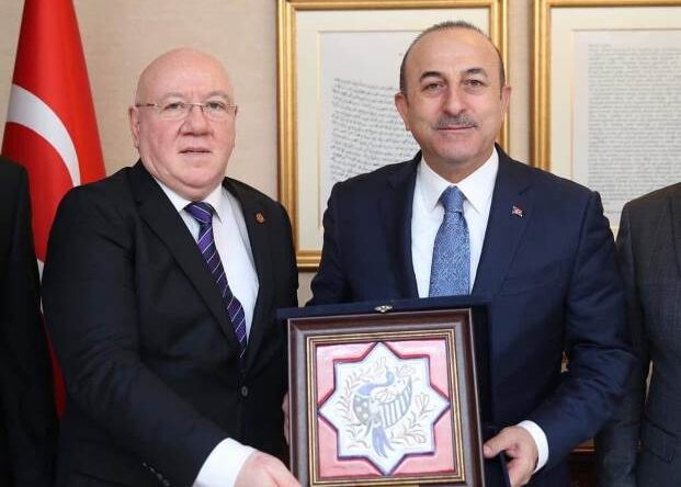 TGK Yönetimi, Dışişleri Bakanı Çavuşoğlu’nu ziyaret etti