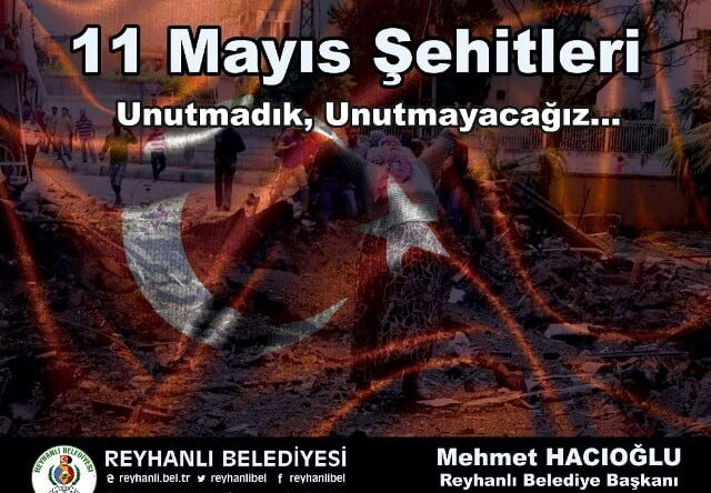 Başkan Mehmet Hacıoğlu’nun 11 Mayıs Şehitlerini Anma Mesajı
