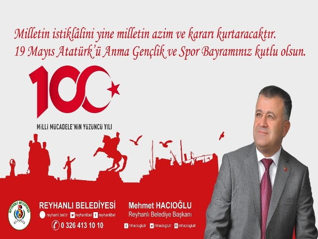 Başkan Hacıoğlu’nun “19 Mayıs Atatürk’ü Anma Gençlik ve Spor Bayramı” Mesajı