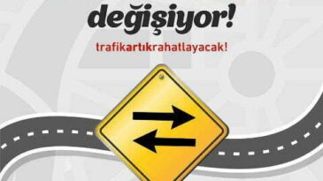 ANA ARTERLERDE TRAFİK AKIŞI DEĞİŞİYOR