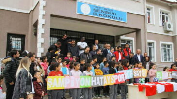 Hatayspor’dan ‘El Birliği’ projesine katkı