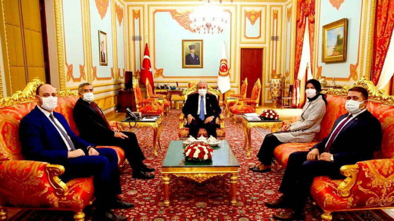 YAYMAN’DAN TBMM BAŞKANI ŞENTOP’A ZİYARET