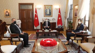 KKTC Mersin Başkonsolosu Vali Doğan’ı Ziyaret Etti