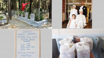 DEPREM ŞEHİDİ GAZETECİ İZZET NAZLI’NIN RUHUNA YEMEK DAĞITILDI