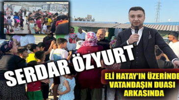 SERDAR ÖZYURT’TAN KONTEYNER KENTLERE YARDIM