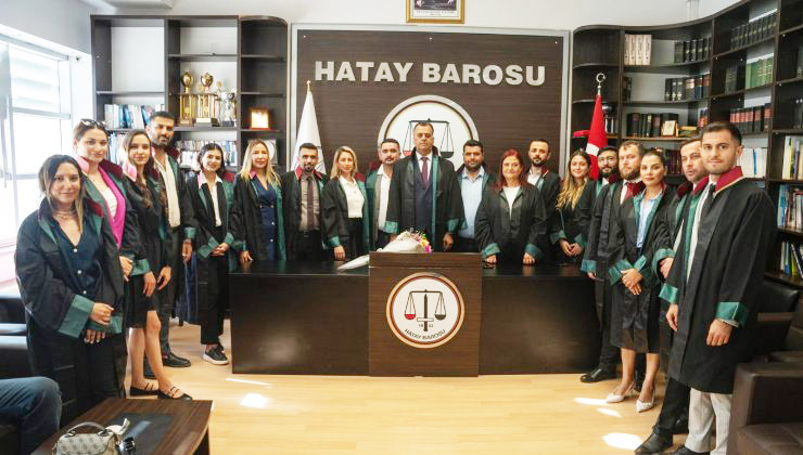 HATAY BAROSU’NDA DEVİR TESLİM TÖRENİ YAPILDI
