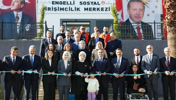 HANIMEFENDİ ERDOĞAN HATAY’DA ENGELLİ MERKEZİNİ AÇTI