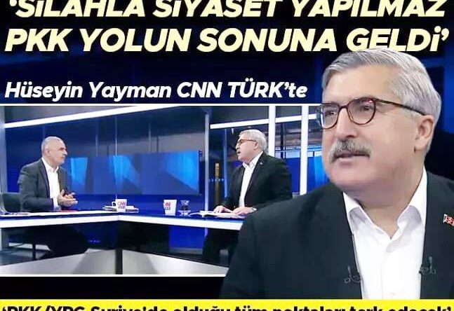 YAYMAN: PKK’NIN DAĞDA DURMASI İÇİN NEDEN KALMADI
