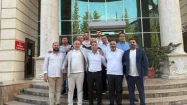 BAŞKAN AYDIN’A TEBRİK ZİYARETLERİ SÜRÜYOR