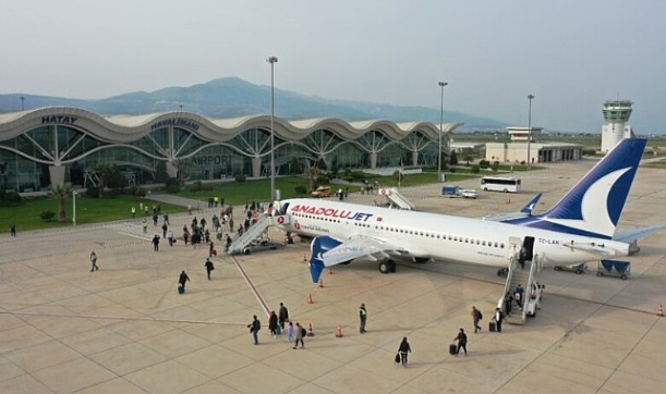 HATAY HAVAALANI TEMMUZ AYINDA KAPALI
