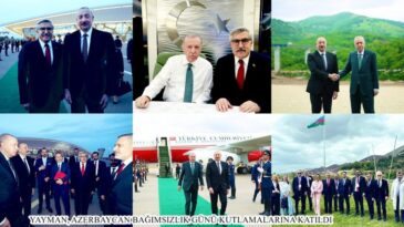 YAYMAN, AZERBAYCAN BAĞIMSIZLIK GÜNÜ KUTLAMALARINA KATILDI