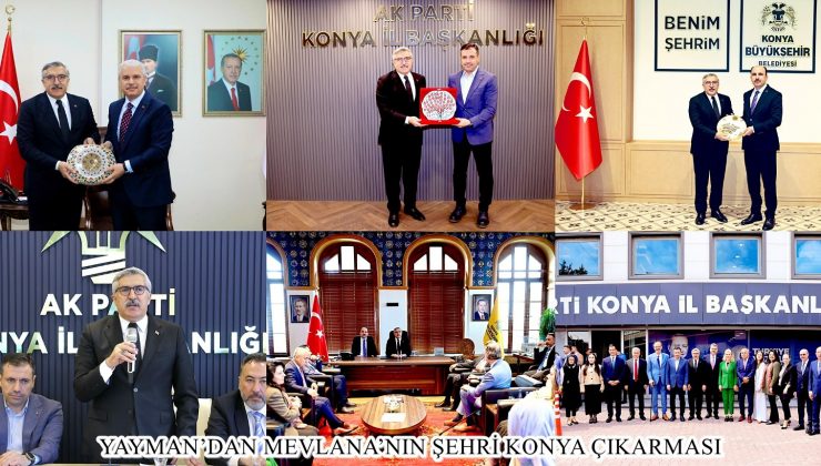 YAYMAN’DAN MEVLANA’NIN ŞEHRİ KONYA ÇIKARMASI