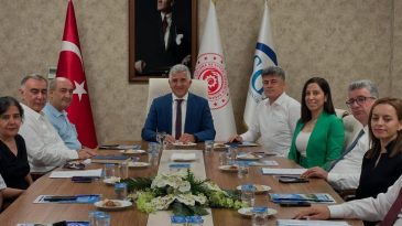 SGK HATAY İL MÜDÜRLÜĞÜ’NDE DEĞERLENDİRME TOPLANTISI GERÇEKLEŞTİRİLDİ