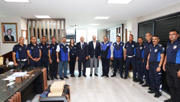 BAŞKAN ÖNTÜRK, HBB ZABITASINI AĞIRLADI