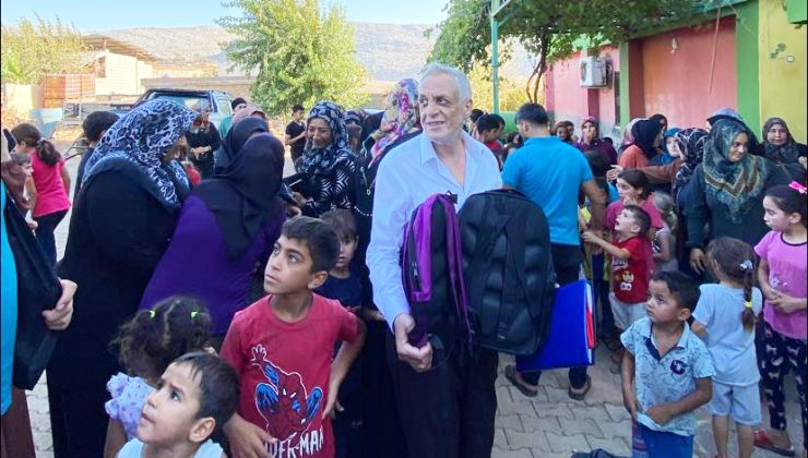 BAŞKAN TEMEL’DEN ÖĞRENCİLERE KIRTASİYE YARDIMI