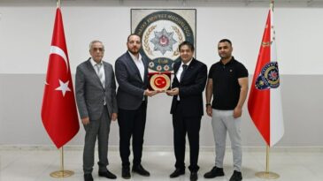 BAŞKAN TEMEL’DEN EMNİYET MÜDÜRÜ YILMAZ’A ZİYARET