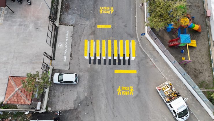 3 BOYUTLU YAYA GEÇİDİ FARKINDALIK YARATTI
