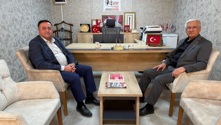 YELOĞLU’NDAN HATAY BÜYÜKŞEHİR GAZETESİ’NE ZİYARET