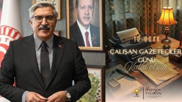 YAYMAN: BASIN EMEKÇİLERİNİN GÜNÜNÜ KUTLARIM