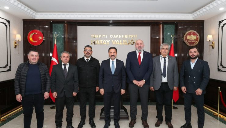 BAKAN BAYRAKTAR HATAY VALİLİĞİ’Nİ ZİYARET ETTİ