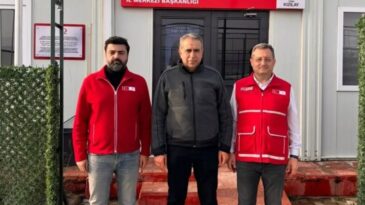 CÜNEDİOĞLU’NDAN KIZILAY’A HAYIRLI OLSUN ZİYARETİ