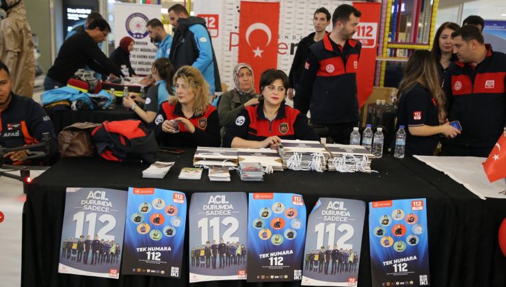 “112 GÜNÜ” FARKINDALIK ETKİNLİĞİ DÜZENLENDİ