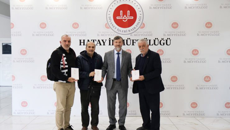 TGC HATAY HEYETİNDEN İL MÜFTÜSÜ MEVLÜT TOPÇU’YA HAYIRLI OLSUN ZİYARETİ