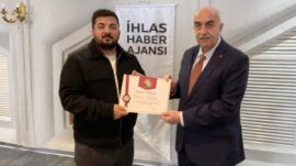 İHA HATAY MÜDÜRÜ KORKMAZ’A BÜYÜK ONUR