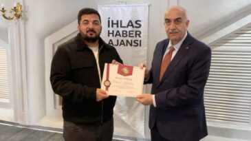 İHA HATAY MÜDÜRÜ KORKMAZ’A BÜYÜK ONUR