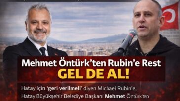 Öntürk’ten Rubin’e Rest: Gel de Al !