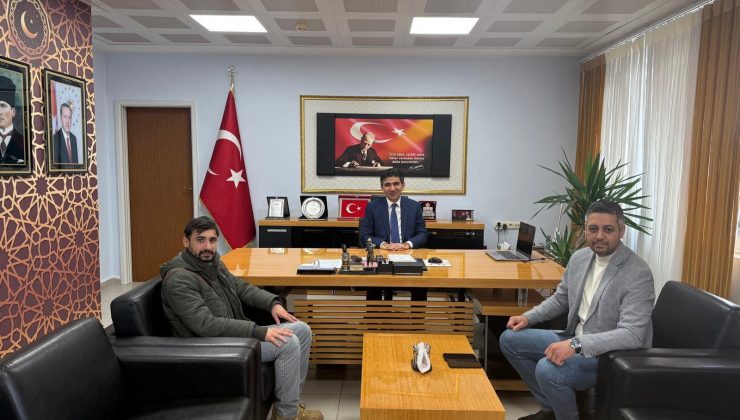 İŞ İNSANI TURAN’DAN KAYMAKAM COŞGUN’A ZİYARET